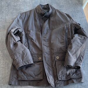 RAINFOREST Men's Dark Brown Military Jacket